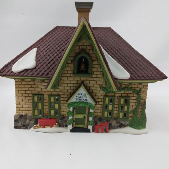 Dept 56 Apple Valley School New England Village #56172 1996-2008 - Picture 6 of 15